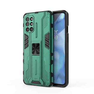 For OnePlus 9R Supersonic PC + TPU Shock-proof Protective Case with Holder(Green)
