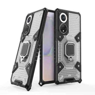 For Honor 50 Space PC + TPU Ring Holder Protective Case(Silver)