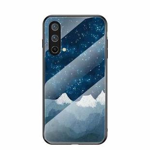 For OnePlus Nord CE 5G Starry Sky Painted Tempered Glass TPU Shockproof Protective Case(Star Chess Rob)