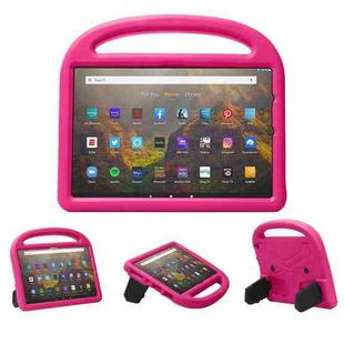 For Amazon Kindle Fire HD 10 2021 Sparrow Style EVA Material Children Shockproof Protective Case(Rose Red)