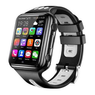 W5 1.54 inch Full-fit Screen Dual Cameras Smart Phone Watch, Support SIM Card / GPS Tracking / Real-time Trajectory / Temperature Monitoring, 2GB+16GB(Black Grey)