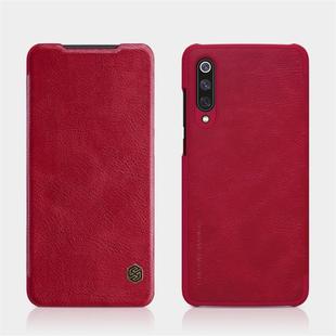 For Xiaomi Mi 9 Pro 5G NILLKIN QIN Series Crazy Horse Texture Horizontal Flip Leather Case with Card Slot(Red)