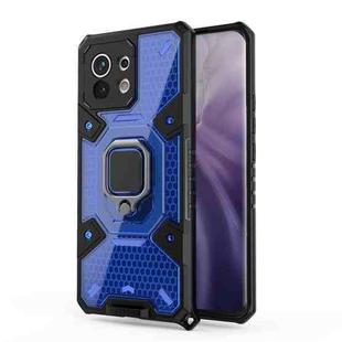 For Xiaomi Mi 11 Space PC+TPU Ring Holder Protective Case(Blue)