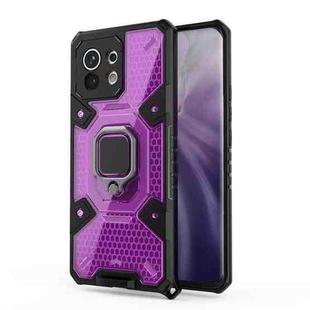 For Xiaomi Mi 11 Space PC+TPU Ring Holder Protective Case(Purple)