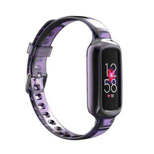 For Fitbit Luxe Silicone Integrated Watch Band(Purple)