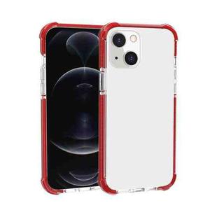 Four-corner Shockproof TPU + Acrylic Protective Case For iPhone 13 mini(Red)