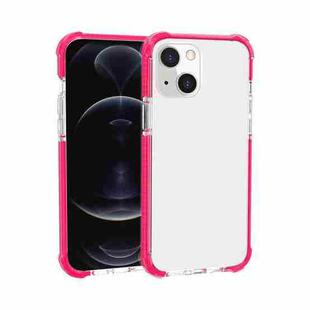 Four-corner Shockproof TPU + Acrylic Protective Case For iPhone 13(Pink)