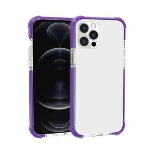 Four-corner Shockproof TPU + Acrylic Protective Case For iPhone 13 Pro(Purple)