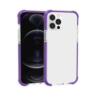 Four-corner Shockproof TPU + Acrylic Protective Case For iPhone 13 Pro Max(Purple)