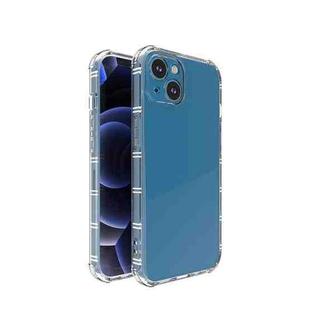 For iPhone 13 Straight Side Dual Bone Anti-fall TPU Transparent Protective Case