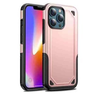 For iPhone 13 mini Shockproof Rugged Armor Protective Case (Rose Gold)