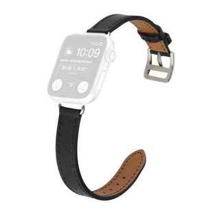 Single Circle 14mm Screw Style Leather Watch Band Watch Band For Apple Watch Ultra 49mm&Watch Ultra 2 49mm / Series 9&8&7 45mm / SE 3&SE 2&6&SE&5&4 44mm / 3&2&1 42mm(Black)