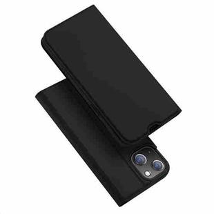 DUX DUCIS Skin Pro Series Shockproof Horizontal Flip Leather Case with Holder & Card Slots For iPhone 13(Black)