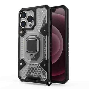 For iPhone 13 Pro Space PC+TPU Ring Holder Protective Case (Grey)