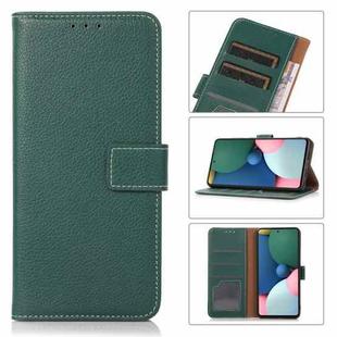 For Motorola Moto G100 Litchi Texture PU + TPU Horizontal Flip Leather Case with Holder & Card Slots & Wallet(Green)