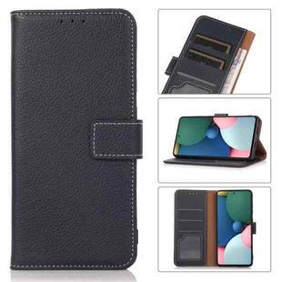 For Motorola Moto G20 Litchi Texture PU + TPU Horizontal Flip Leather Case with Holder & Card Slots & Wallet(Blue)