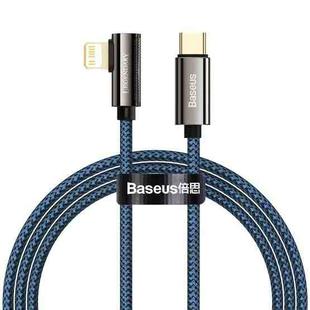 Baseus CACS000203 Legend Series PD 20W USB-C / Type-C to 8 Pin Elbow Fast Charging Data Cable, Cable Length:1m(Blue)