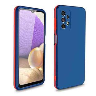 For Samsung Galaxy A52 5G / 4G Dual-color 360 Degrees Full Coverage Protective PC + TPU Shockproof Case(Blue)