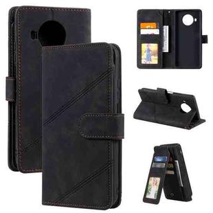 For Xiaomi Mi 10T Lite 5G Skin Feel Business Horizontal Flip PU Leather Case with Holder & Multi-Card Slots & Wallet & Lanyard & Photo Frame(Black)