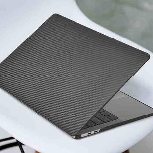 WIWU iKevlar Carbon Fiber Texture PP Laptop Protective Case For MacBook Air 13.3 inch A2179 / A2337 2020(Black)