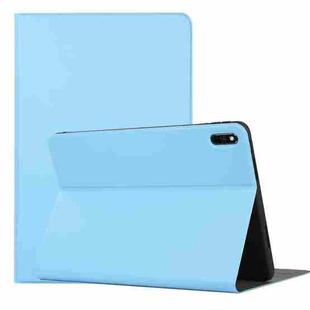 For Huawei MatePad 11 2021 Voltage Craft Texture TPU Horizontal Flip Protective Case with Holder(Sky Blue)