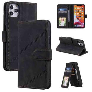 For iPhone 11 Skin Feel Business Horizontal Flip PU Leather Case with Holder & Multi-Card Slots & Wallet & Lanyard & Photo Frame (Black)