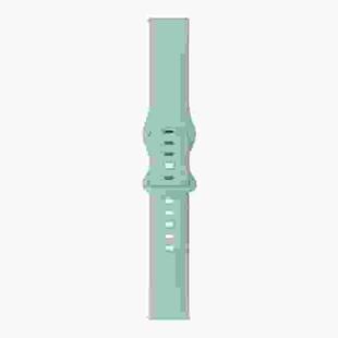 For Samsung Galaxy Watch 3 45mm 8-buckle Silicone Watch Band(Sky Blue)