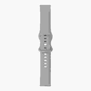 For Samsung Galaxy Watch 42mm 8-buckle Silicone Watch Band(Grey)