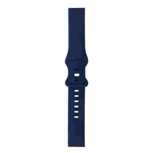 For Samsung Galaxy Watch 42mm 8-buckle Silicone Watch Band(Midnight Blue)