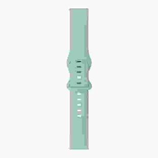 For Amazfit Pop 8-buckle Silicone Watch Band(Sky Blue)