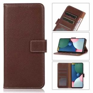 For Google Pixel 6 Litchi Texture PU + TPU Horizontal Flip Leather Case with Holder & Card Slots & Wallet(Brown)
