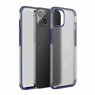 For iPhone 13 mini Four-corner Shockproof TPU + PC Protective Case (Blue)