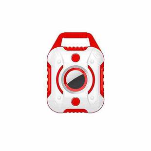 King Kong Series TPU+PC Protective Cover Case For AirTag(Red+White)