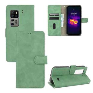For Ulefone Armor 11T 5G Solid Color Skin Feel Magnetic Buckle Horizontal Flip Calf Texture PU Leather Case with Holder & Card Slots & Wallet(Green)