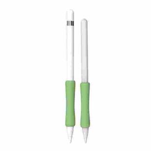 Stylus Touch Pen Silicone Protective Cover For Apple Pencil 1 / 2(Matcha Green)