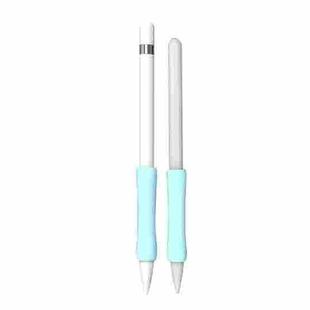 Stylus Touch Pen Silicone Protective Cover For Apple Pencil 1 / 2(sky Blue)