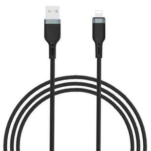 WIWU PT01 USB to 8 Pin Platinum Data Cable, Cable Length:3m(Black)