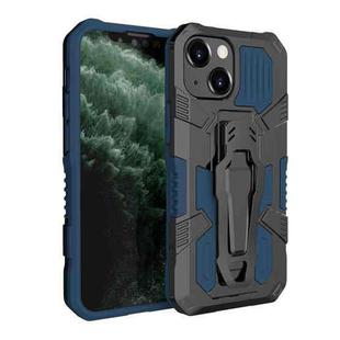 For iPhone 13 mini Machine Armor Warrior Shockproof PC + TPU Protective Case (Blue)