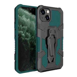 For iPhone 13 Machine Armor Warrior Shockproof PC + TPU Protective Case(Green)