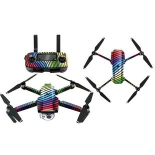 Waterproof All-surround Adhesive Sticker for DJI Mavic Pro(Colorful Stripes)