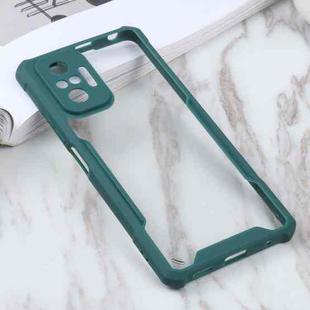 For Xiaomi Redmi Note 10 Pro Max Acrylic + Color TPU Shockproof Case(Dark Green)