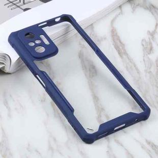 For Xiaomi Redmi Note 10 Pro Max Acrylic + Color TPU Shockproof Case(Dark Blue)