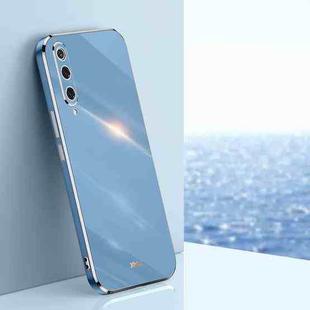 For Xiaomi Mi 9 XINLI Straight 6D Plating Gold Edge TPU Shockproof Case(Celestial Blue)