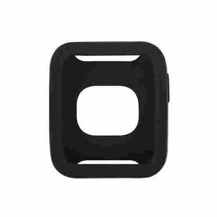 For Xiaomi Redmi Watch Pure Color Silicone Protective Case(Black)