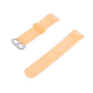 For Xiaomi Redmi Watch Translucent Silicone Watch Band(Orange)