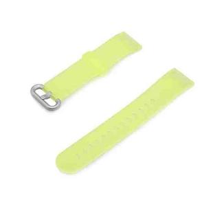 For Xiaomi Redmi Watch Translucent Silicone Watch Band(Yellow)