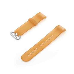 For Xiaomi Redmi Watch Translucent Silicone Watch Band(Brown)