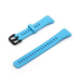 For Honor Band 6 Pure Color Silicone Watch Band(Sky Blue)