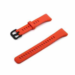 For Honor Band 6 Pure Color Silicone Watch Band(Watermelon Red)