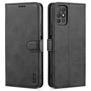 For Honor Play 5T Youth AZNS Skin Feel Calf Texture Horizontal Flip Leather Case with Card Slots & Holder & Wallet(Black)